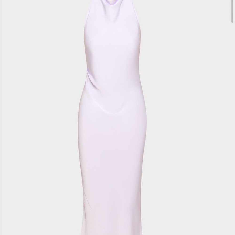 Aritzia Lilac Halter Midi Dress